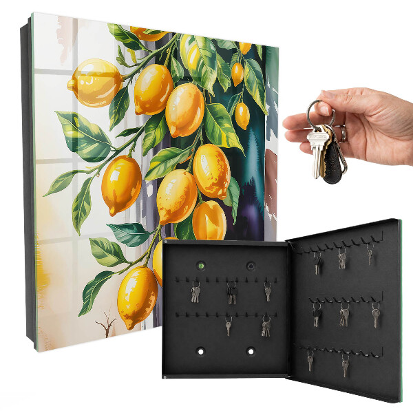 Key cabinet for wall The Magic of Lemon