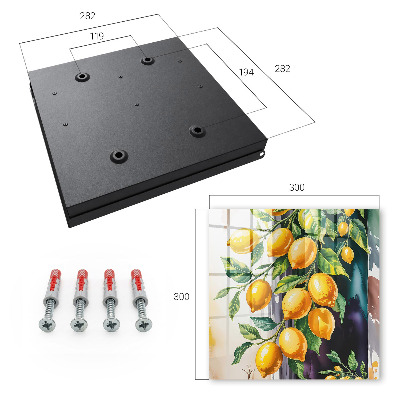 Key cabinet for wall The Magic of Lemon