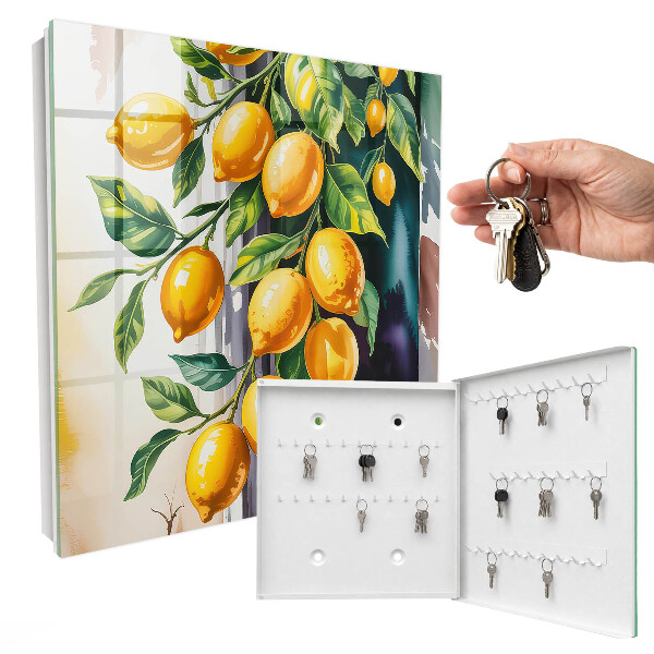 Key cabinet for wall The Magic of Lemon