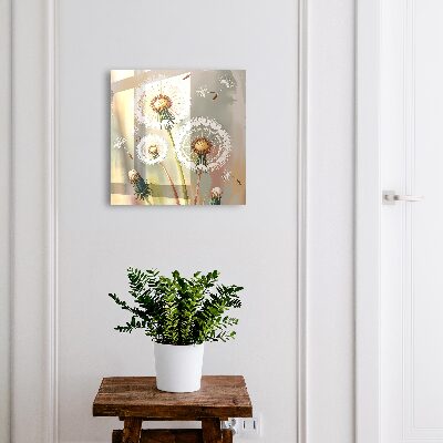 Key cabinet for wall Delicate dandelions