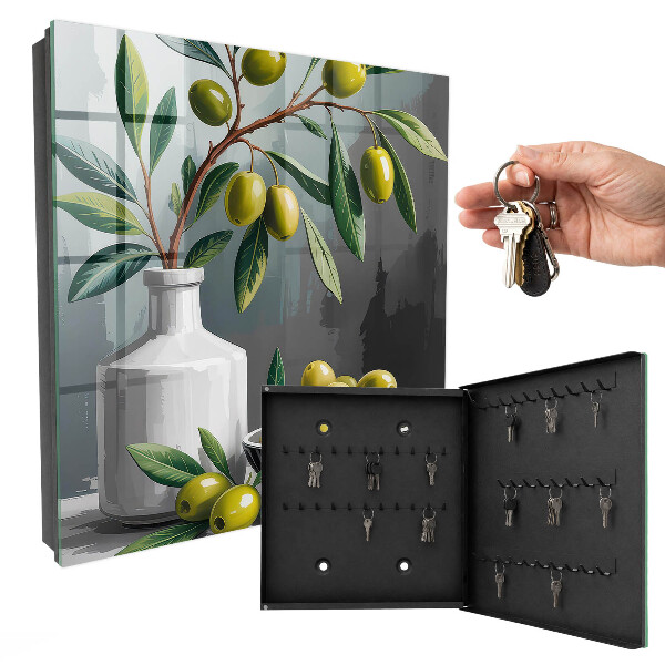 Key box Green olives