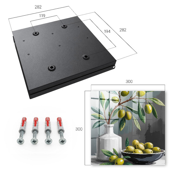 Key box Green olives