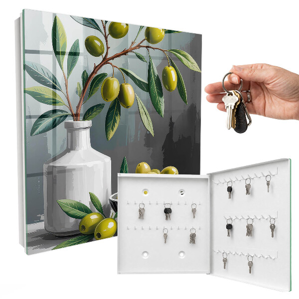 Key box Green olives