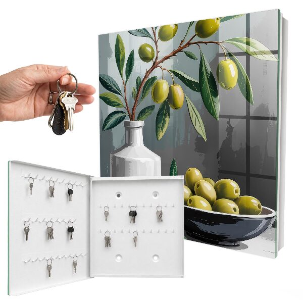 Key box Green olives