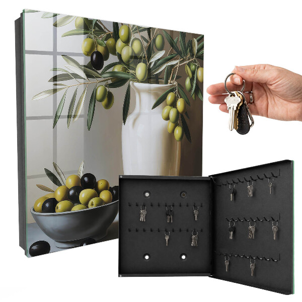 Key storage box Olive nature