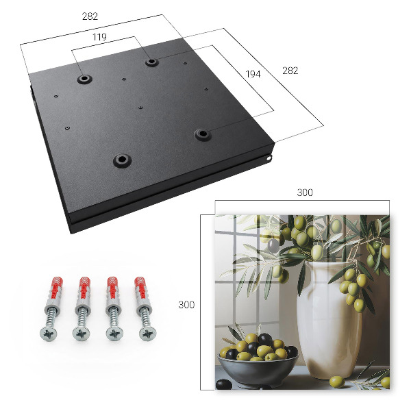 Key storage box Olive nature