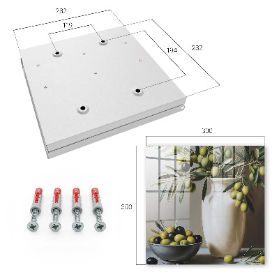 Key storage box Olive nature