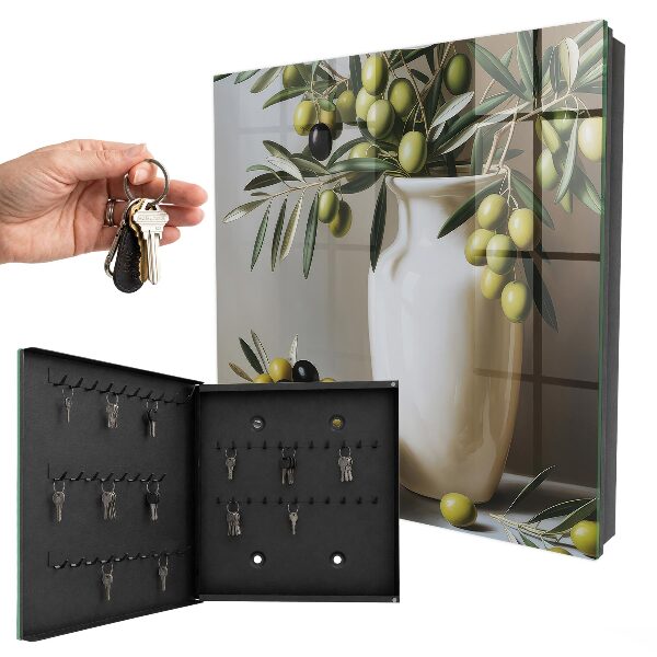 Key storage box Olive nature