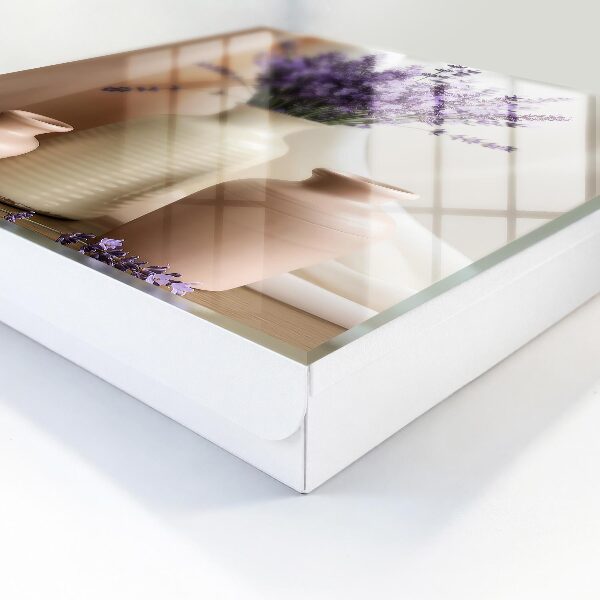 Key cabinet for wall Flowers in a vase
