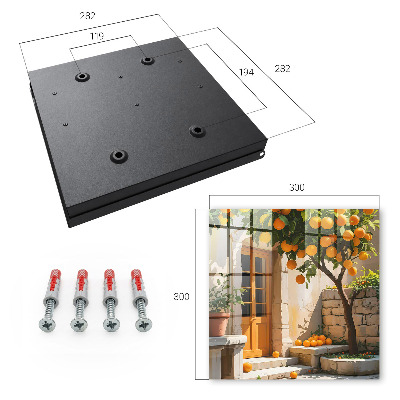 Key cabinet for wall Orange Garden
