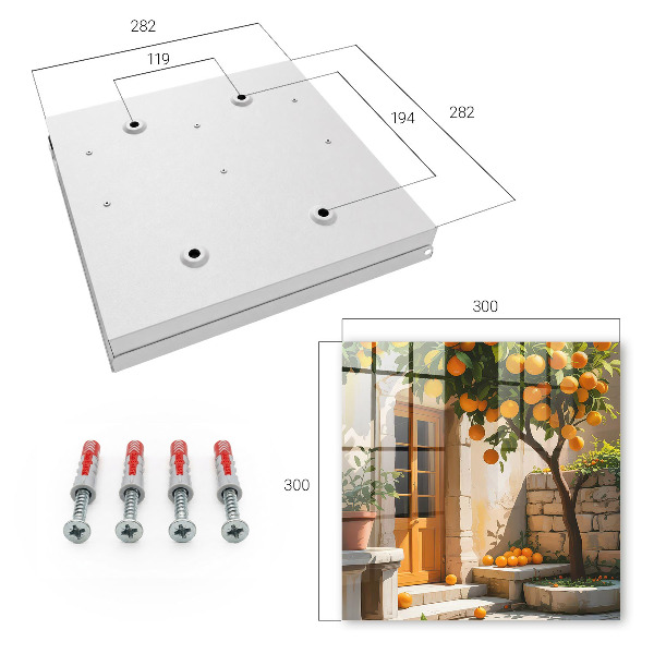 Key cabinet for wall Orange Garden