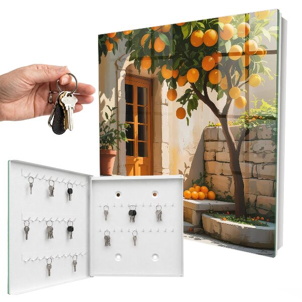 Key cabinet for wall Orange Garden