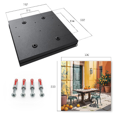 Key cabinet for wall Sun terrace