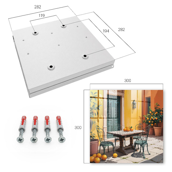 Key cabinet for wall Sun terrace