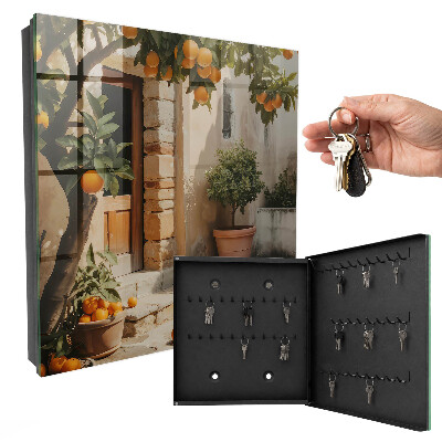 Key storage box Orange Garden