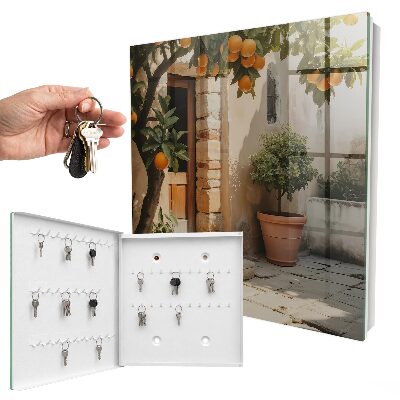 Key storage box Orange Garden