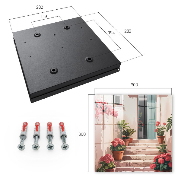 Key box Flower stairs