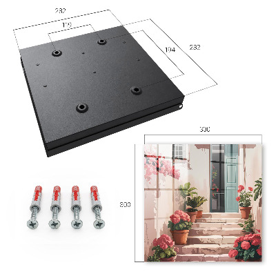 Key box Flower stairs