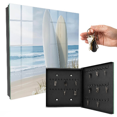 Key storage box Relaxing on the beach
