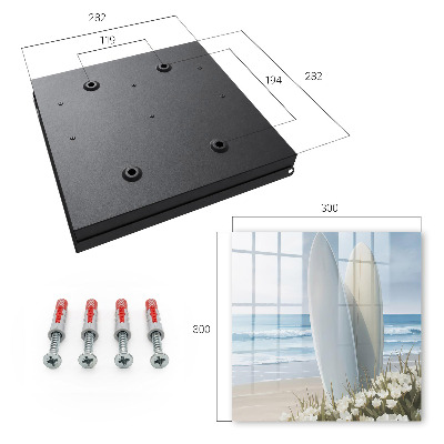 Key storage box Relaxing on the beach