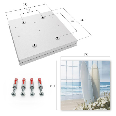Key storage box Relaxing on the beach