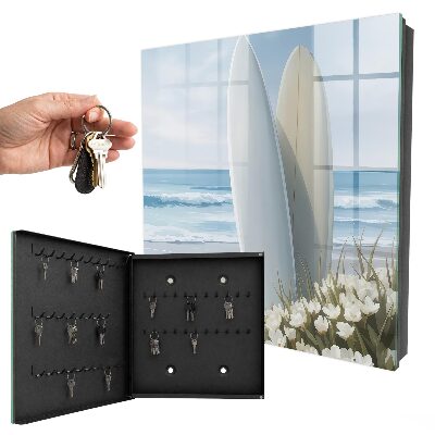 Key storage box Relaxing on the beach