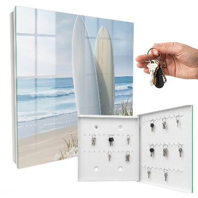 Key storage box Relaxing on the beach