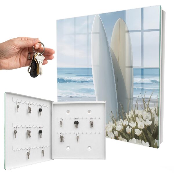 Key storage box Relaxing on the beach