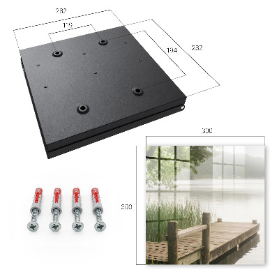 Key cabinet for wall Lake of Peace