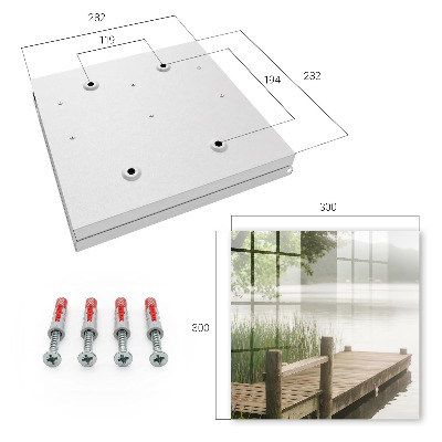 Key cabinet for wall Lake of Peace