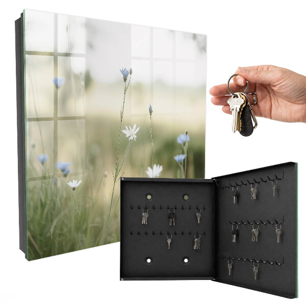 Key storage box Delicate flowers