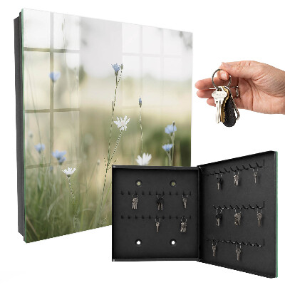 Key storage box Delicate flowers