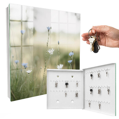 Key storage box Delicate flowers