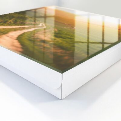 Key cabinet for wall Picturesque landscape