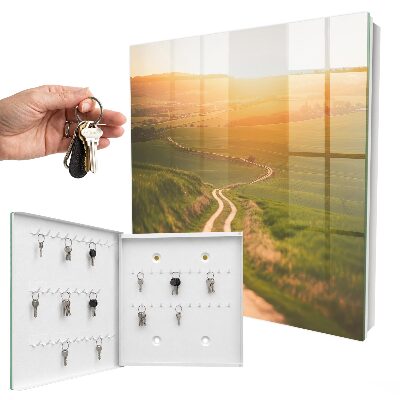 Key cabinet for wall Picturesque landscape