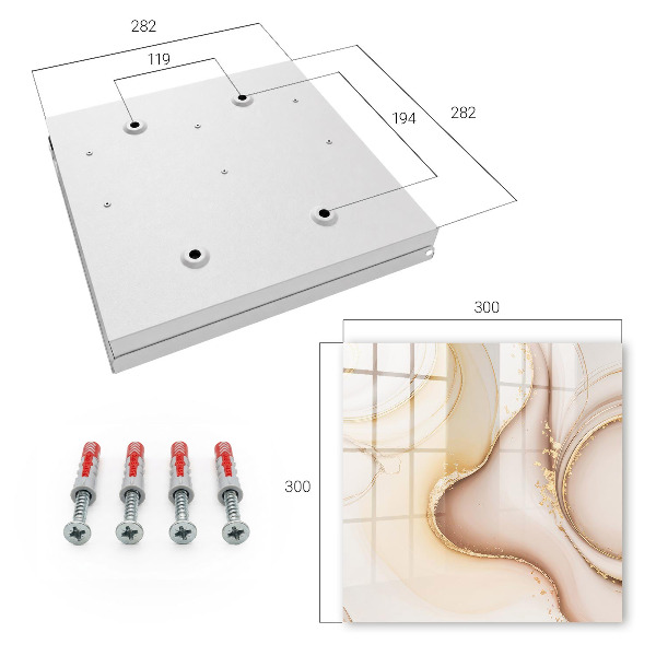 Key box Beige waves