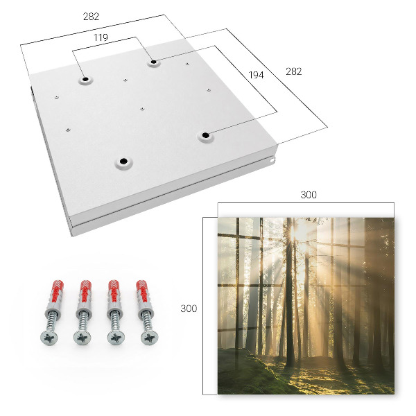 Key storage box Light of the forest
