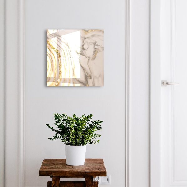 Key cabinet for wall Marble veins