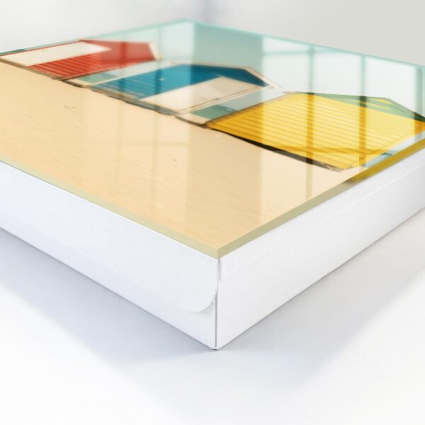 Key storage box Colorful houses
