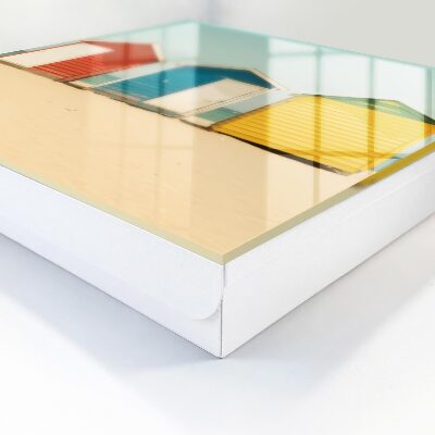 Key storage box Colorful houses