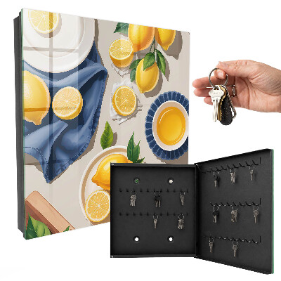 Key cabinet for wall Lemon table