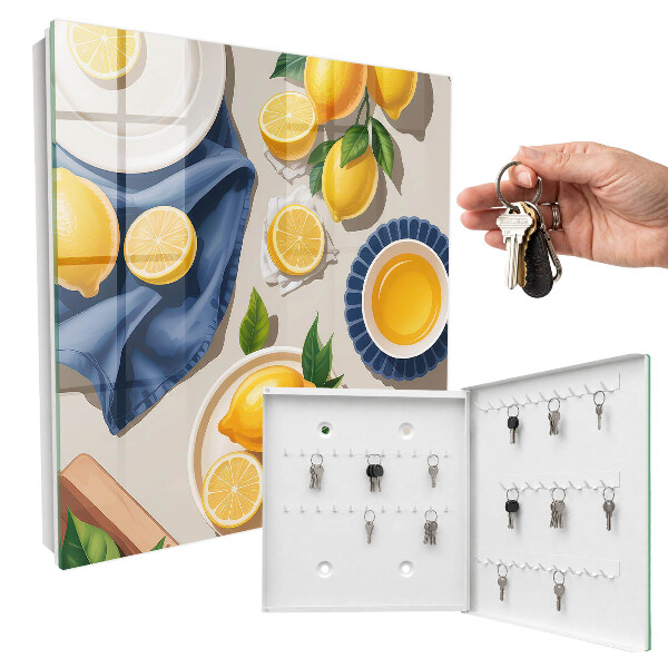 Key cabinet for wall Lemon table