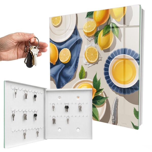 Key cabinet for wall Lemon table