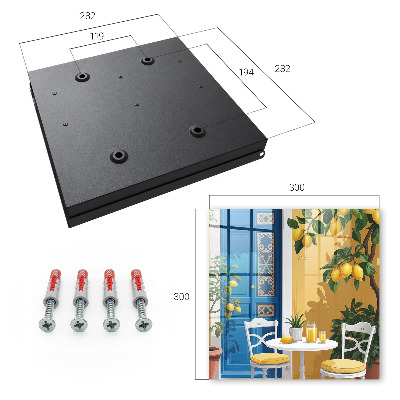 Key storage box Summer garden