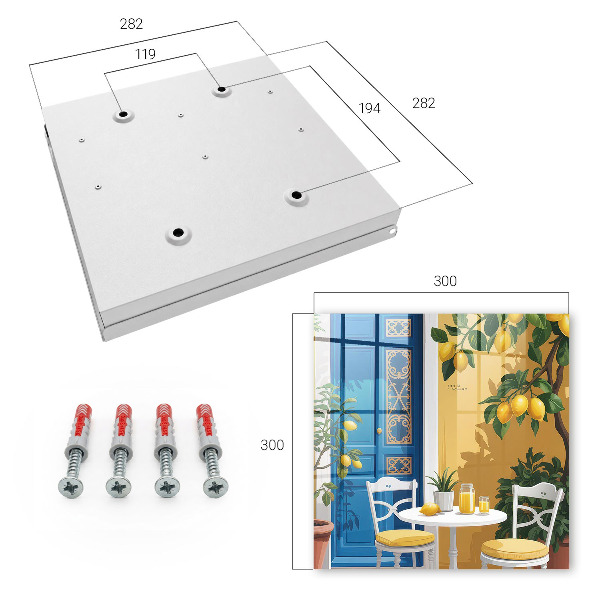 Key storage box Summer garden