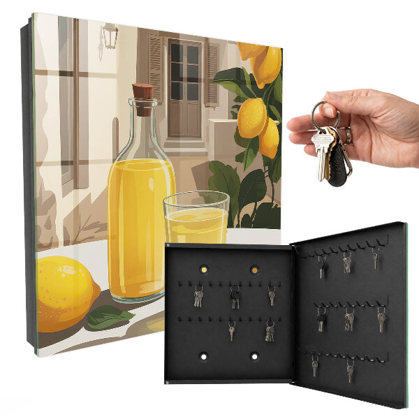Key cabinet for wall Lemon Feast
