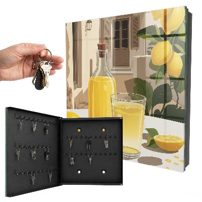 Key cabinet for wall Lemon Feast