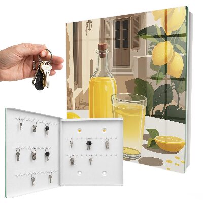 Key cabinet for wall Lemon Feast