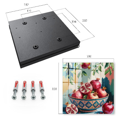 Key box Fruit motif