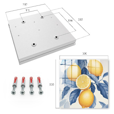 Key storage box The Magic of Lemon
